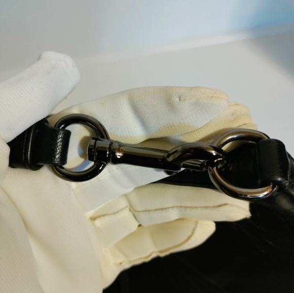 COACH Black Quilted Leather Studded Prairie Satchel - Picture 12 of 14